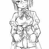 Soem manga bawdy cleft futanari.